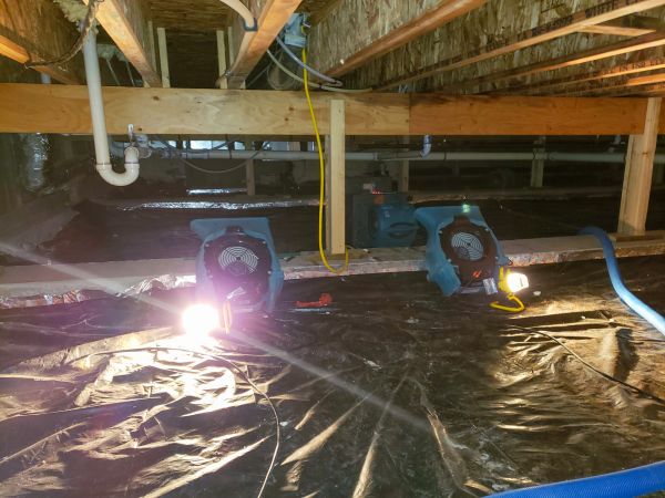Crawlspace Water Removal in Frederick