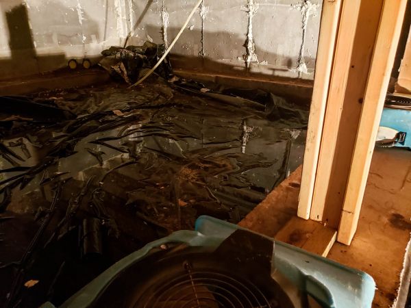 Crawlspace Water Cleanup in Frederick